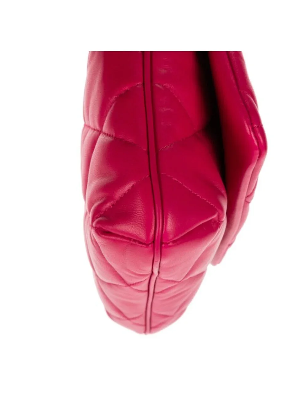 Saint Laurent Loulou Medium Puffer Flap Fuchsia Chez Blanc Matelasse Leather
